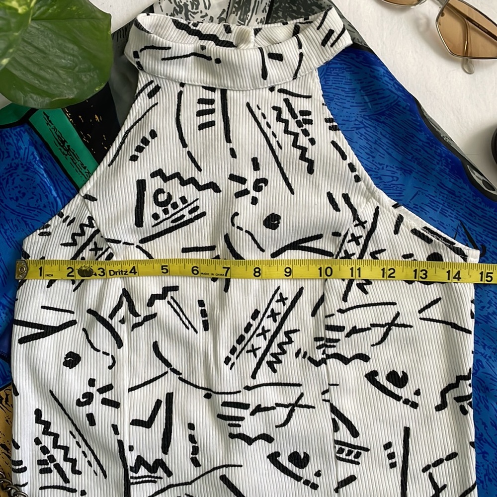 VNTG Oops Too! California High Neck Crop Tank Top - Picture 3 of 7